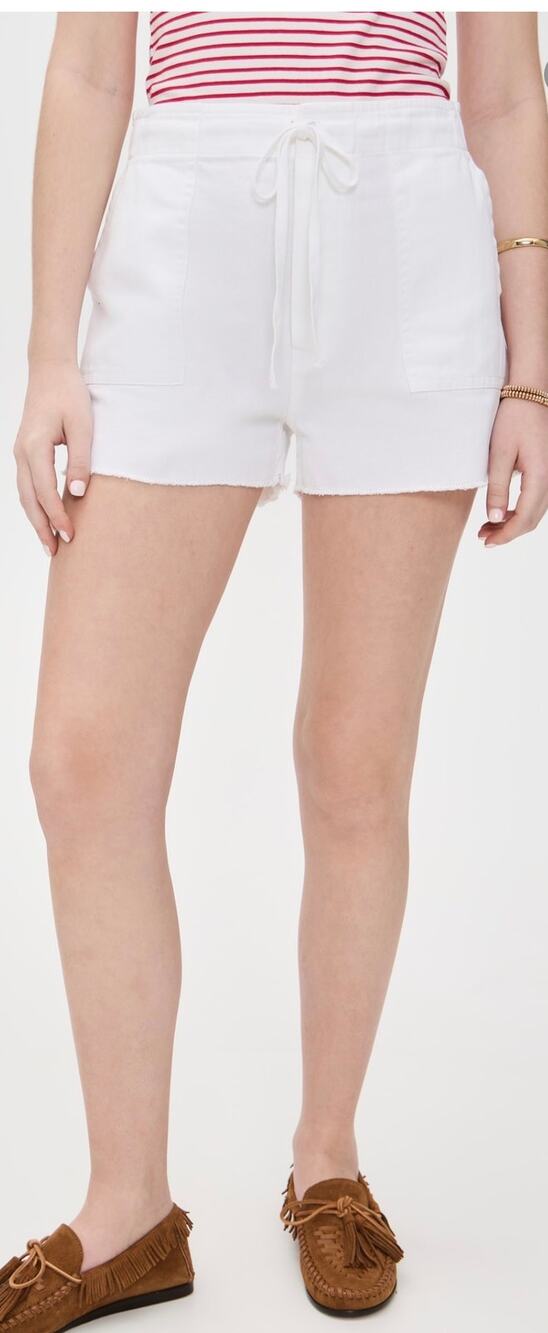 Re/done Vintage Beach Shorts in White 30